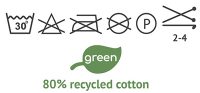instructions de lavage du fil de coton recyclé